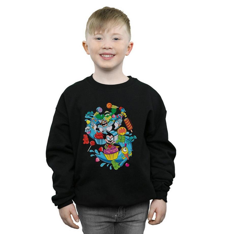 DC COMICS  Teen Titans Go Candy Mania Sweatshirt 