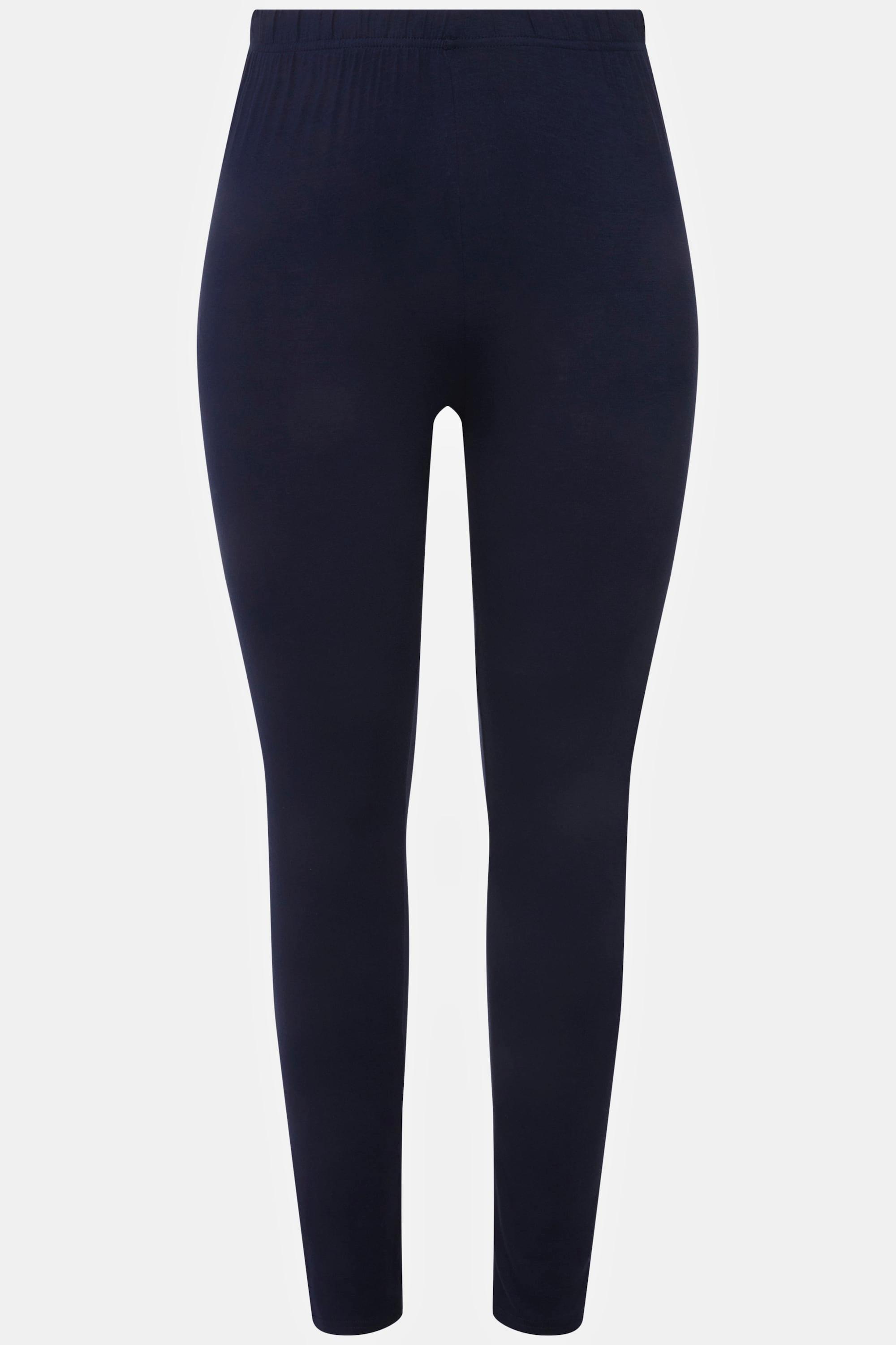 Ulla Popken Leggings Taglio Aderente Lunghezza Polpaccio Cintura Elastica  
