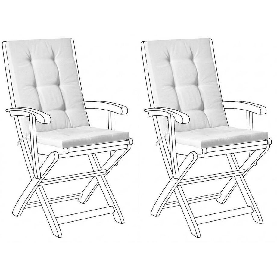Set di 2 cuscini Schiena/Seduta en Poliestere Moderno MAUI PREMIUM