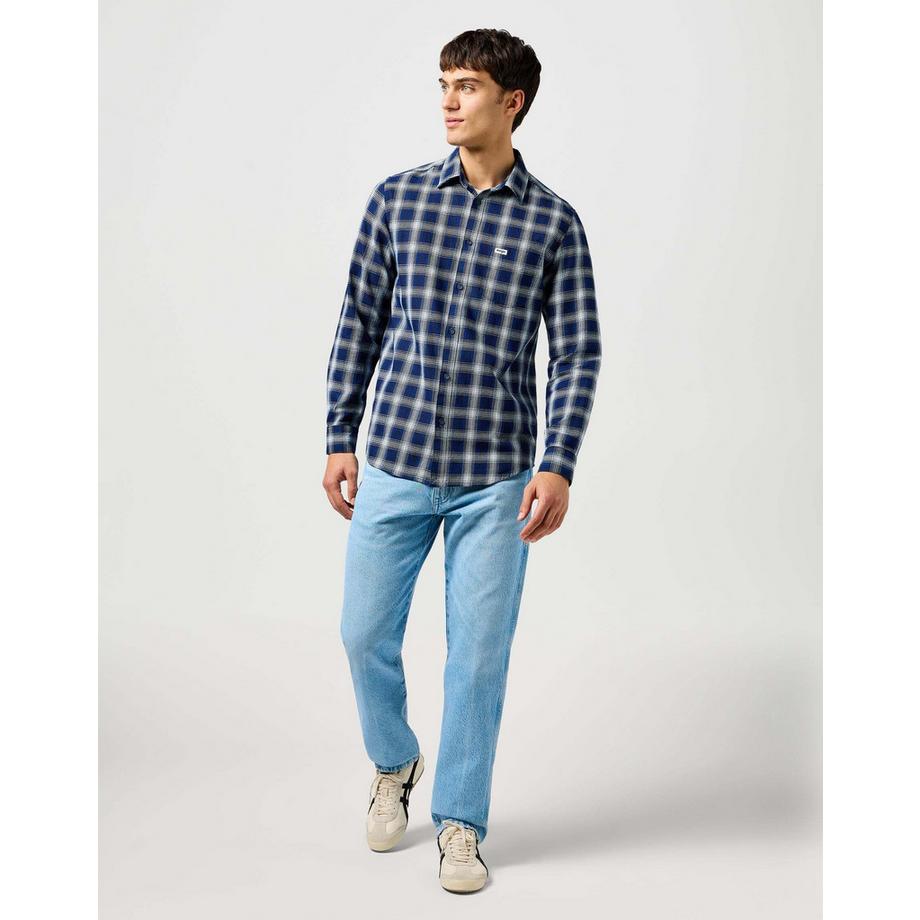 Wrangler Camicia Maniche Lunghe 1 Tasca  