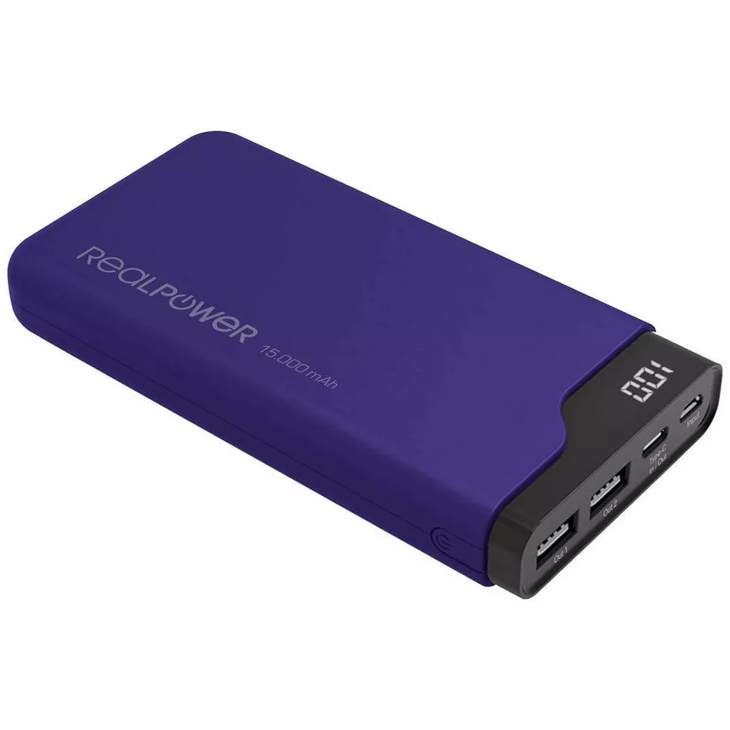 RealPower - Powernbank navyblue, Marine, One Size