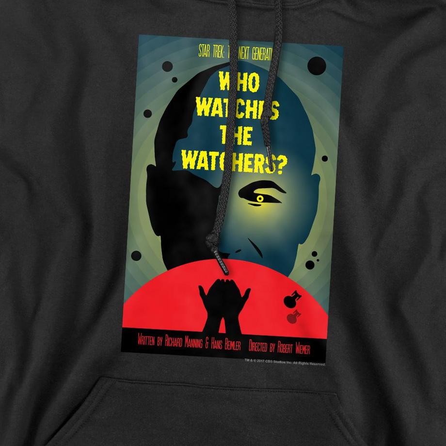 Star Trek The Next Generation Season 3 Episode 4 Felpa con Cappuccio  