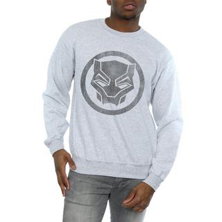 MARVEL  Black Panther Distressed Icon Sweatshirt 