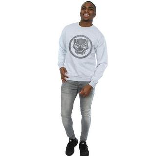 MARVEL  Black Panther Distressed Icon Sweatshirt 