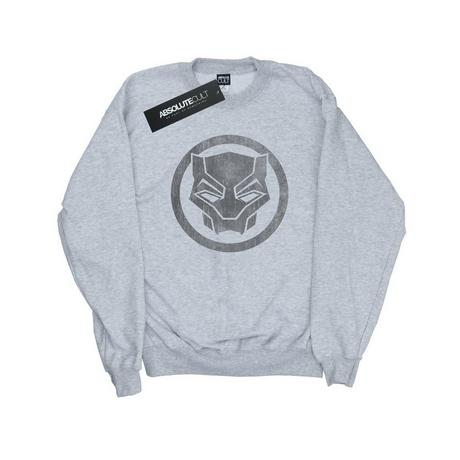 MARVEL  Black Panther Distressed Icon Sweatshirt 