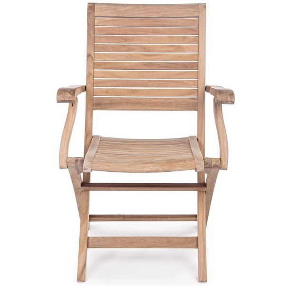 mutoni Holz Klappstuhl mit Armlehne Maryland  