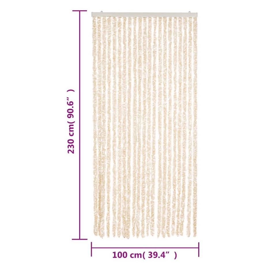 VidaXL  Rideau anti-mouche polypropylène 