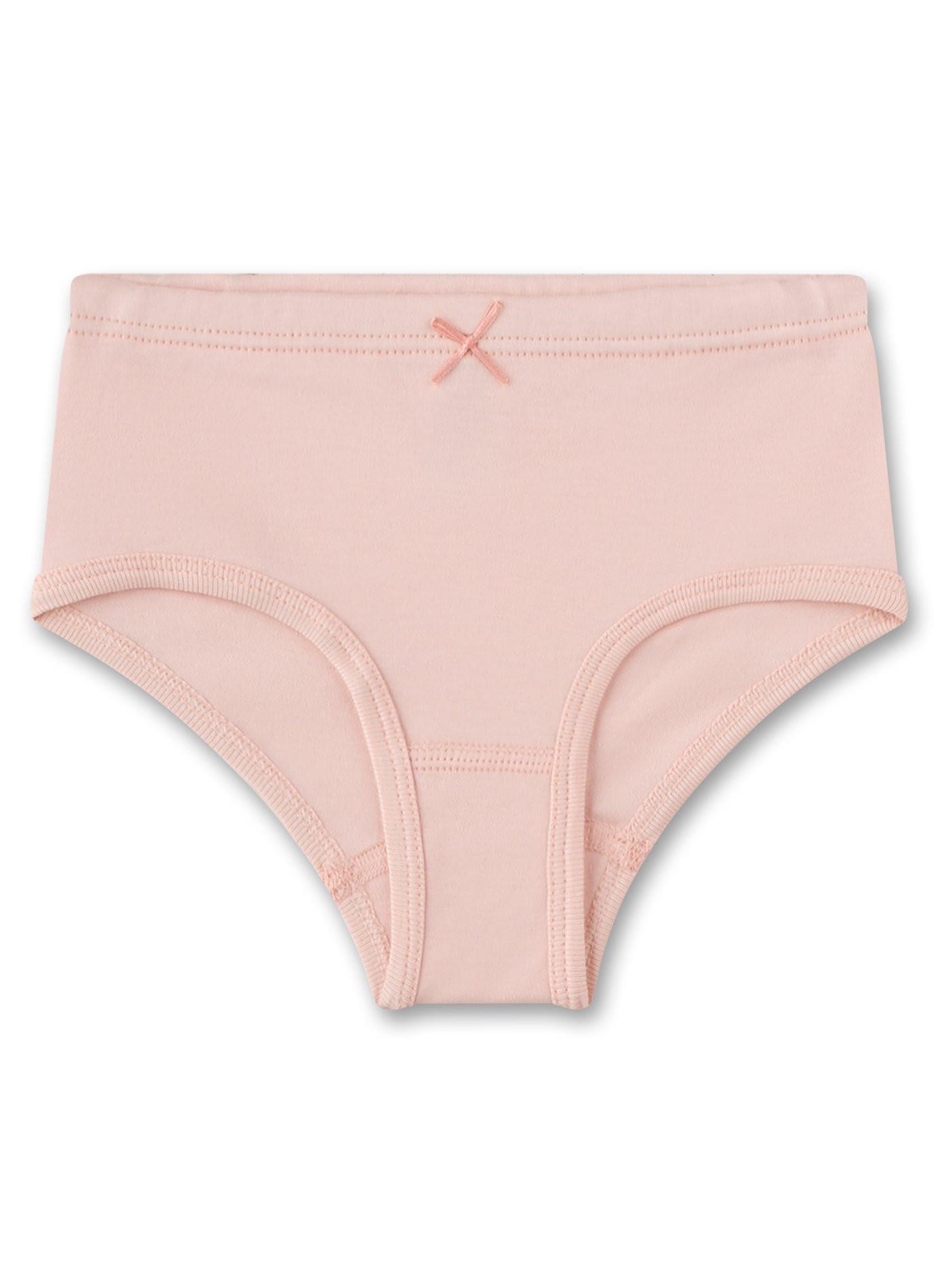 Sanetta  Mädchen-Hüftslip (Doppelpack) Rosa mit Pudeln 