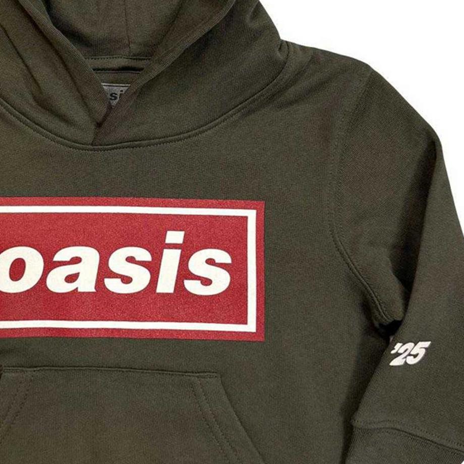 Oasis  Felpa Con Cappuccio Logo 