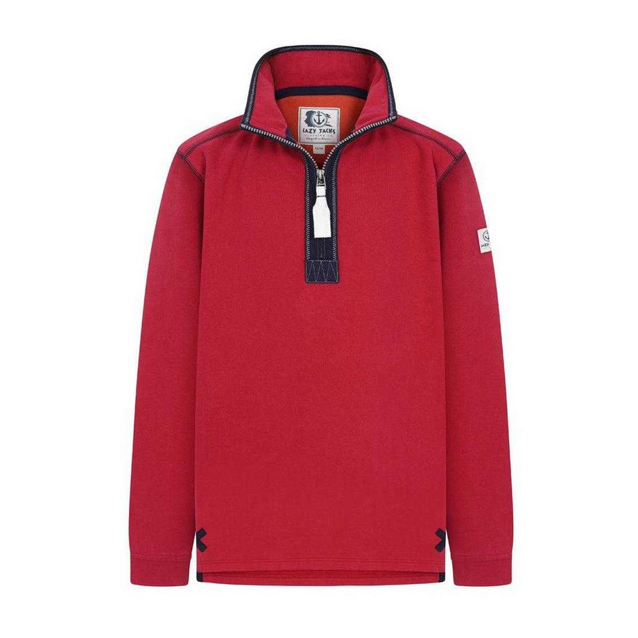 Sweatshirt  ,  mit kurzem Reißverschluss
