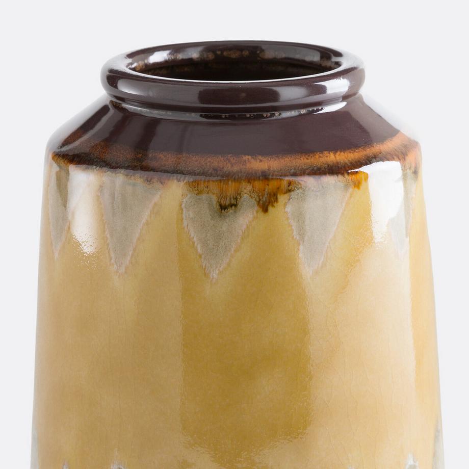 La Redoute Intérieurs Vase jaune en céramique  