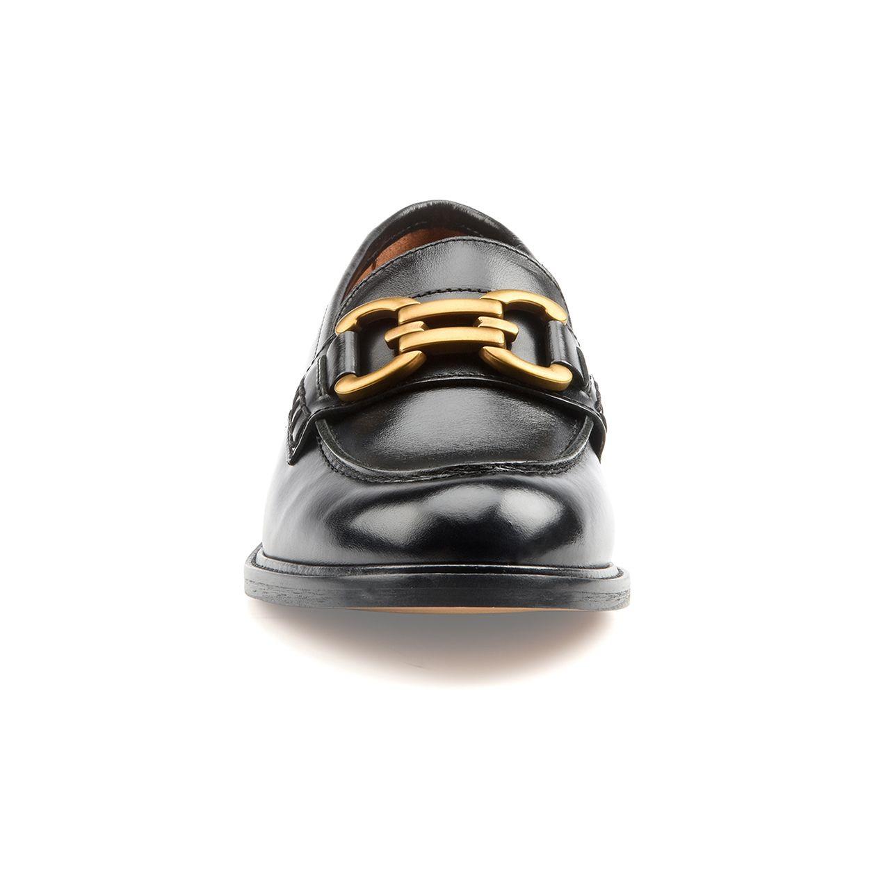 Maison Toufet  LYNA CUIR GLACE NOIR 