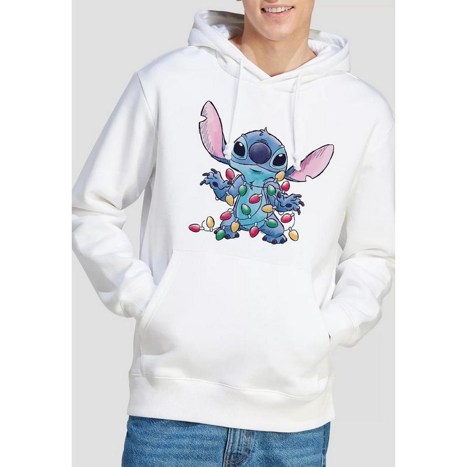 Lilo & Stitch Stitch Christmas Lights Kapuzenpullover  