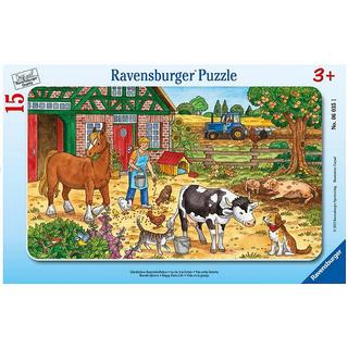 Ravensburger  Puzzle Glückliches Bauernhofleben (15Teile) 