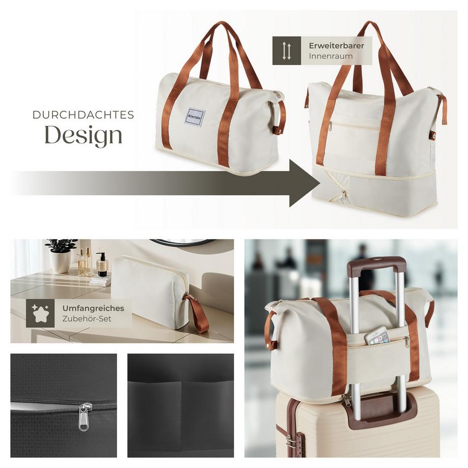 Tectake  Ensemble de valises de voyage MADISON 13 pièces avec coques rigides en ABS robuste 