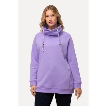 Sweatshirt, weiter Stehkragen, Taschen, Raglan-Langarm