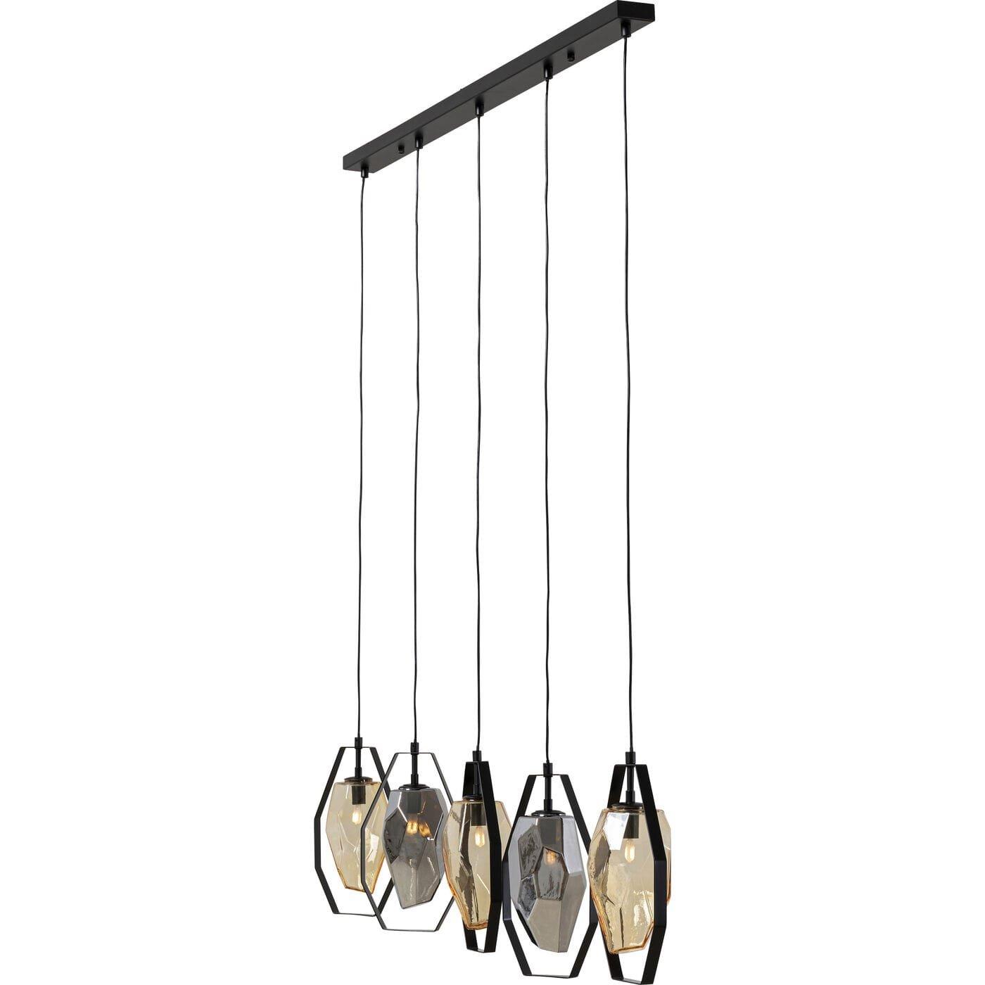 KARE Design Lampada a sospensione Diamond Fever Dining nera 110  