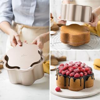 Decora Moule à fleurs 2en1 or rose  