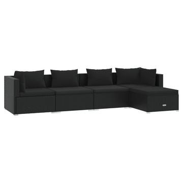 set lounge giardino Polirattan