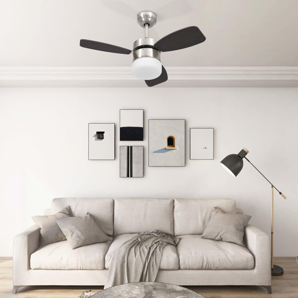 VidaXL ventilatore da soffitto Cromo  