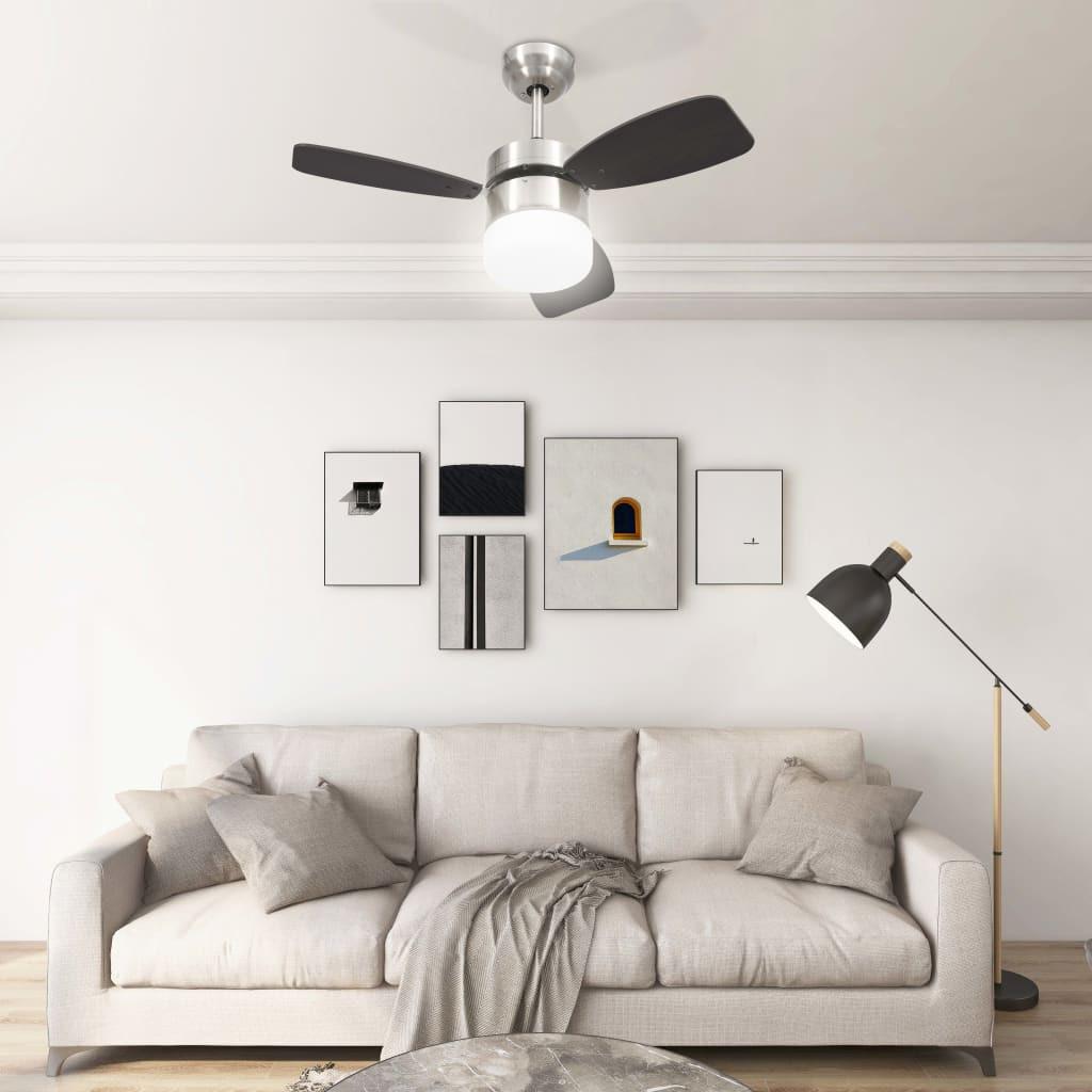 VidaXL ventilatore da soffitto Cromo  