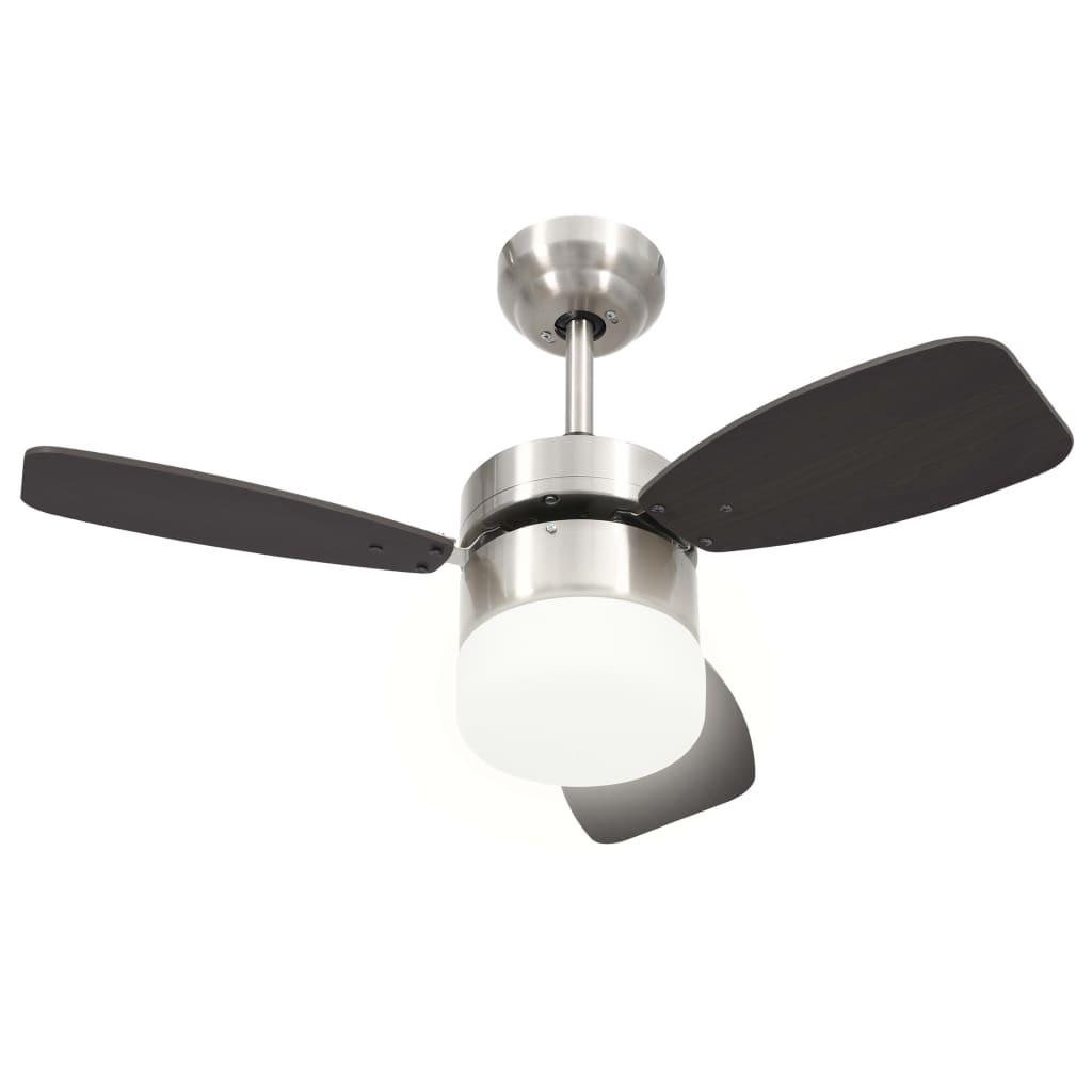VidaXL ventilatore da soffitto Cromo  