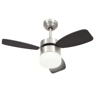 VidaXL ventilatore da soffitto Cromo  