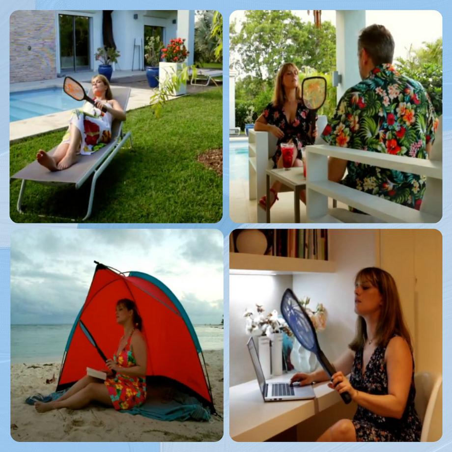 Pest Reject Mosquito Racket-Elektrische Fliegenklatsche  