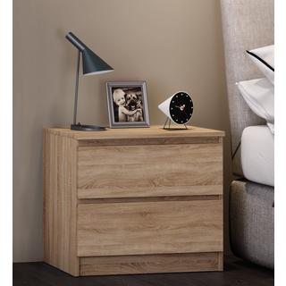 VCM Holz Nachtschrank Beistelltisch Schublade Konsole Nachttisch Breido Mini  