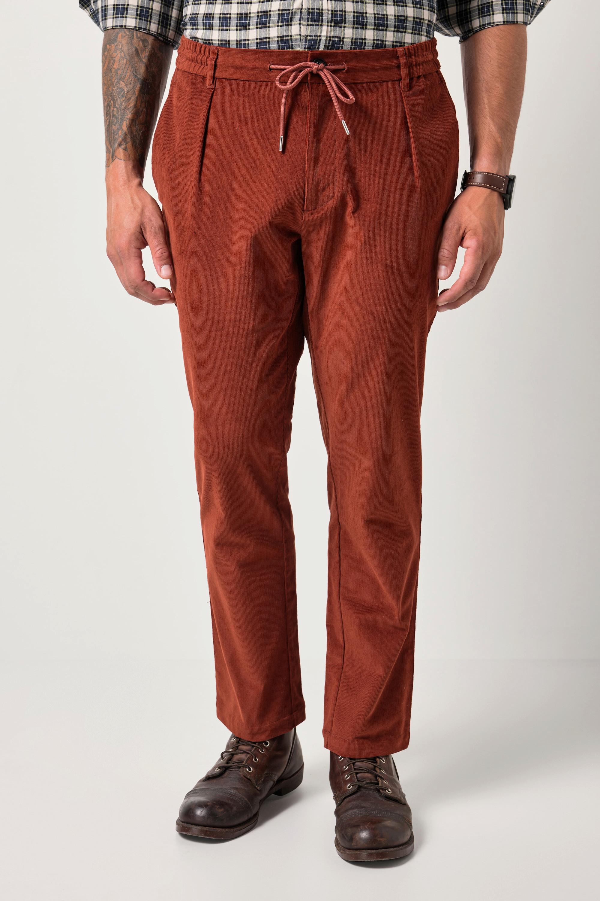 JP1880 Pantalon Chino Velours Côtelé Modèle à Enfiler  
