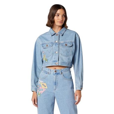 Wrangler Giacca in denim Cropped Top 80s  