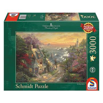 Puzzle Dörfchen am Leuchtturm (3000Teile)