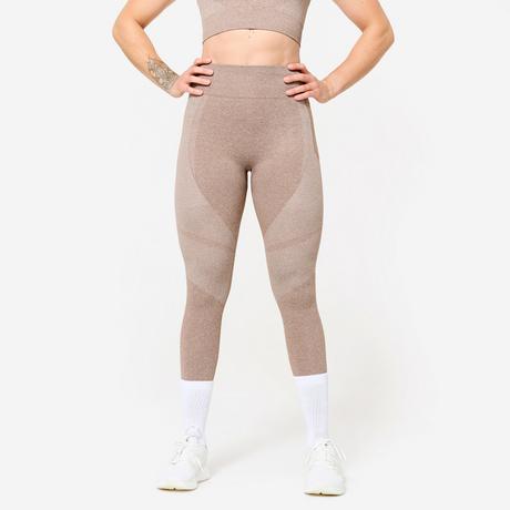 DOMYOS  Leggings Fitness Seamless mit Smartphonetasche 