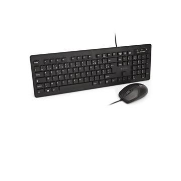 Ensemble clavier et souris antimicrobien lavable, USB, optique, IP68Spec, étanche