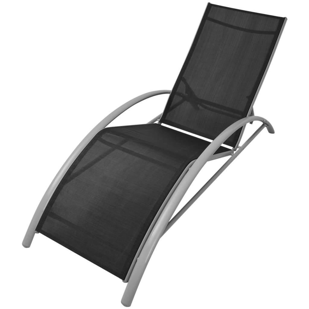 VidaXL Chaise longue tissu  