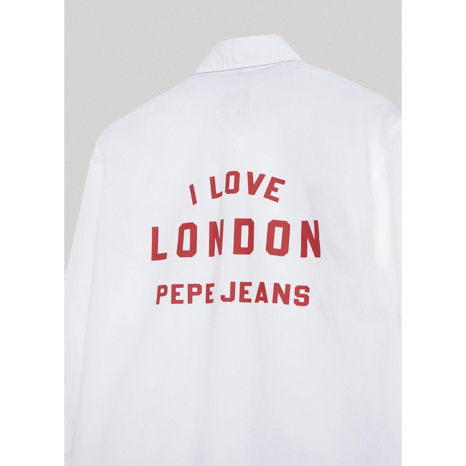 Pepe Jeans London I Love London Chemise Manches Longues  