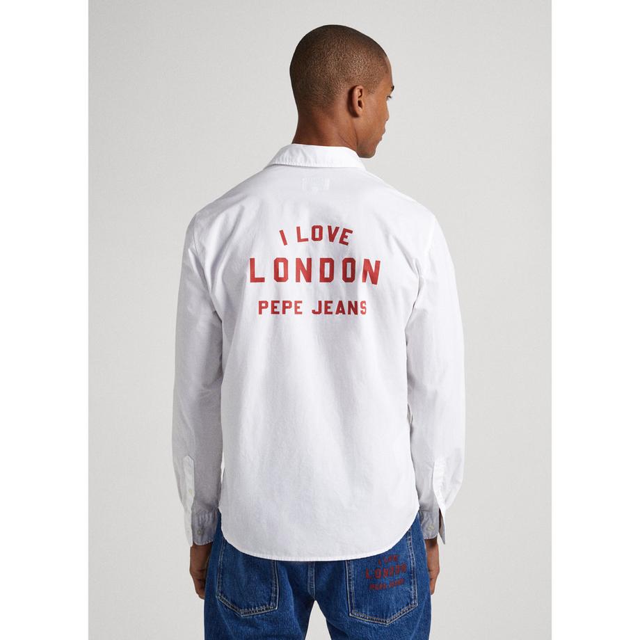 Pepe Jeans London I Love London Chemise Manches Longues  