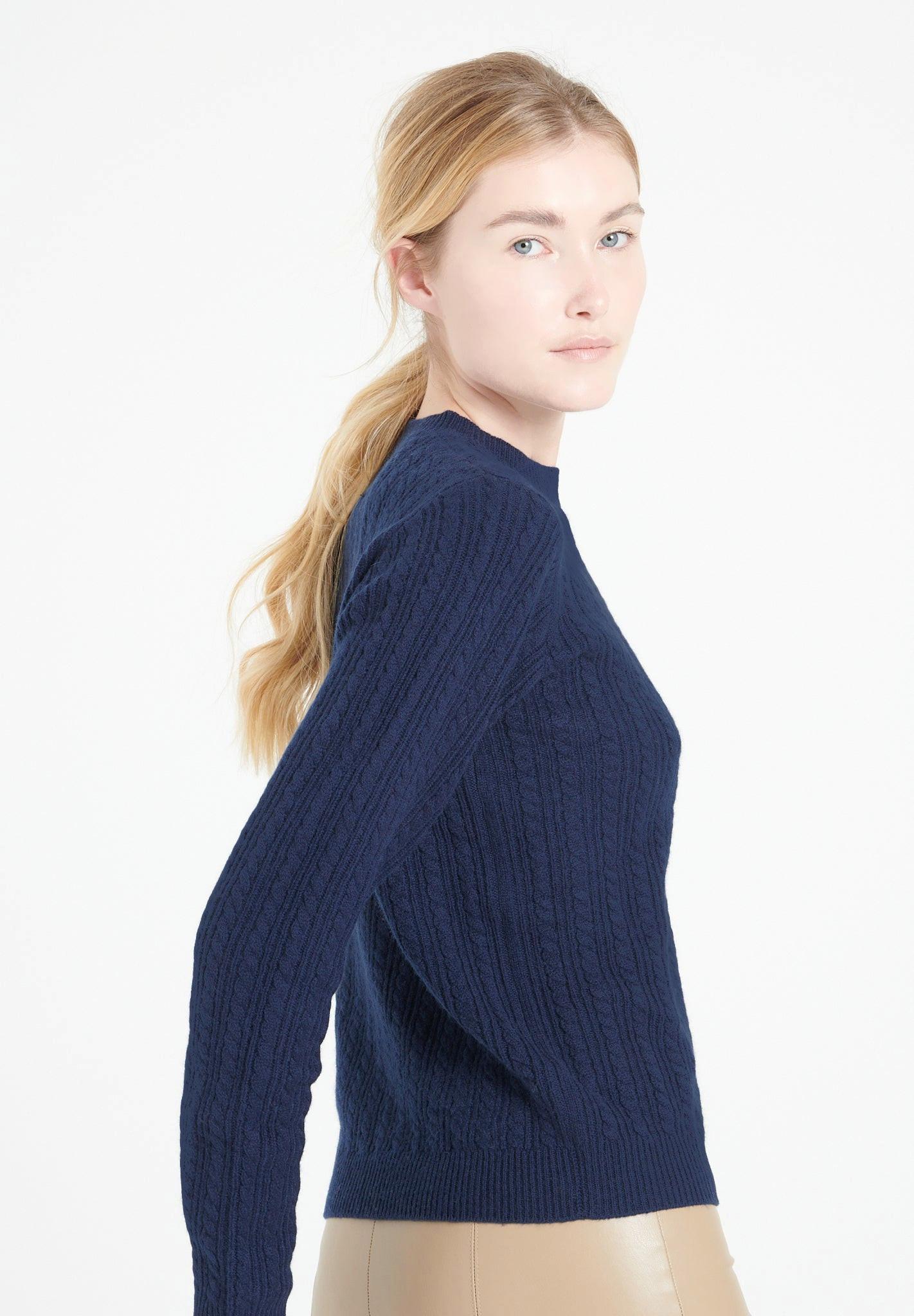 Studio Cashmere8  LILLY 29 Pull col rond 4 fils - 100% cachemire 