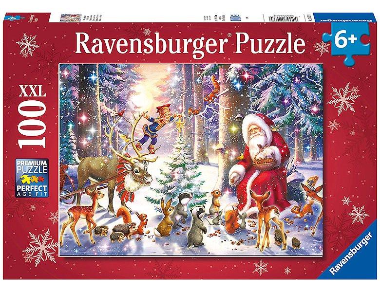 Ravensburger  Puzzle Waldweihnacht (100XXL) 