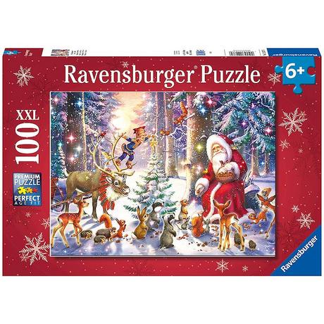 Ravensburger  Puzzle Waldweihnacht (100XXL) 