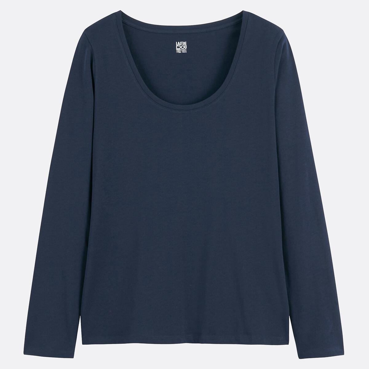 La Redoute Collections Langarm Rundhals T-Shirt  