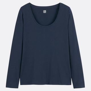 La Redoute Collections Langarm Rundhals T-Shirt  