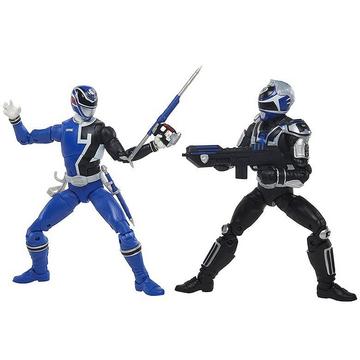 Power Rangers S.P.D. B-Squad Blue Ranger vs. S.P.D. A-Squad Blue Ranger (15cm)