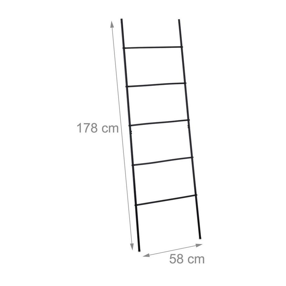 Northix Porte-serviettes échelle, 5 échelons  