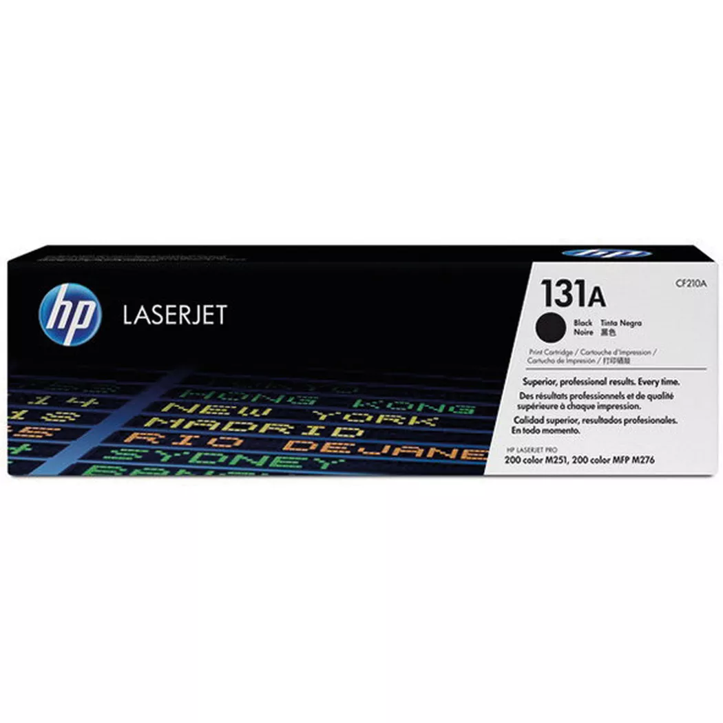 Hewlett-Packard – HP Toner-Modul 131A schwarz CF210A LJ Pro 200 M276 1520 Seiten, Schwarz, One Size