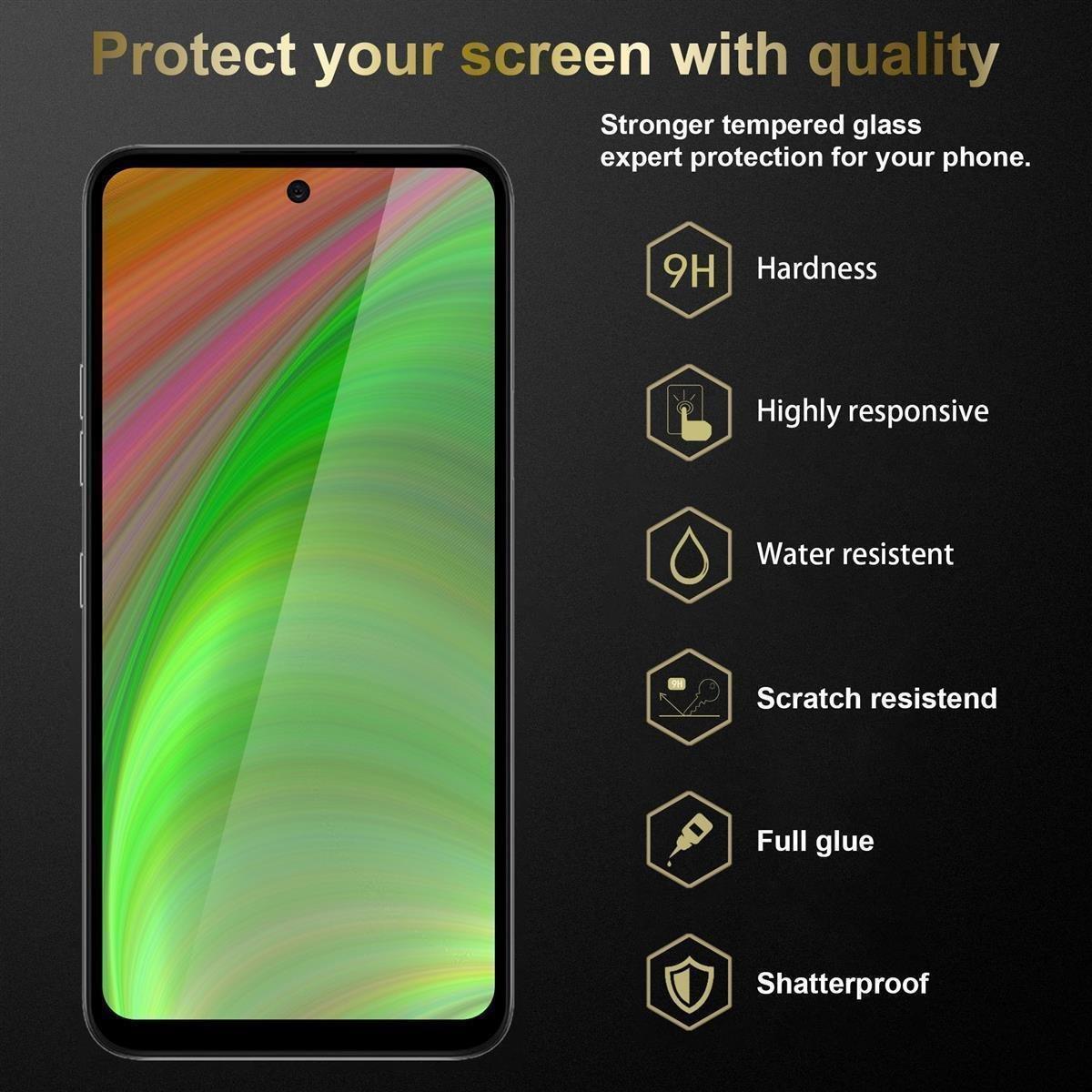 Cadorabo  Plein écran Film de protection compatible avec Samsung Galaxy S21 PLUS - Verre de protection d'écran durci (Tempered) d'une dureté de 9H avec 3D Touch 