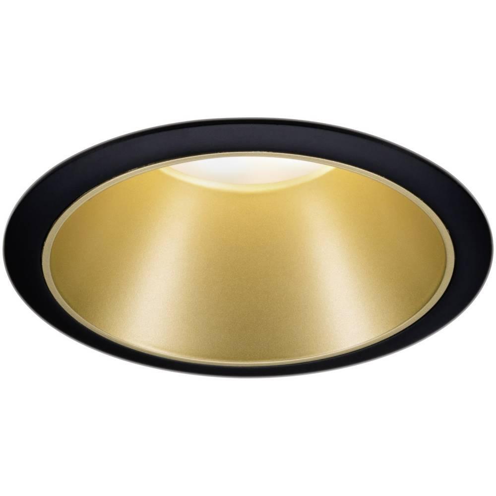 Paulmann Cole Coin Einbauleuchte LED 6 W Schwarz, Gold  