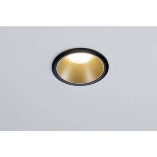 Paulmann Cole Coin Einbauleuchte LED 6 W Schwarz, Gold  