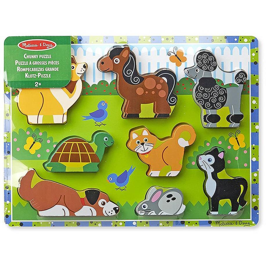 Melissa & Doug  Puzzle Haustierpuzzle (8Teile) 