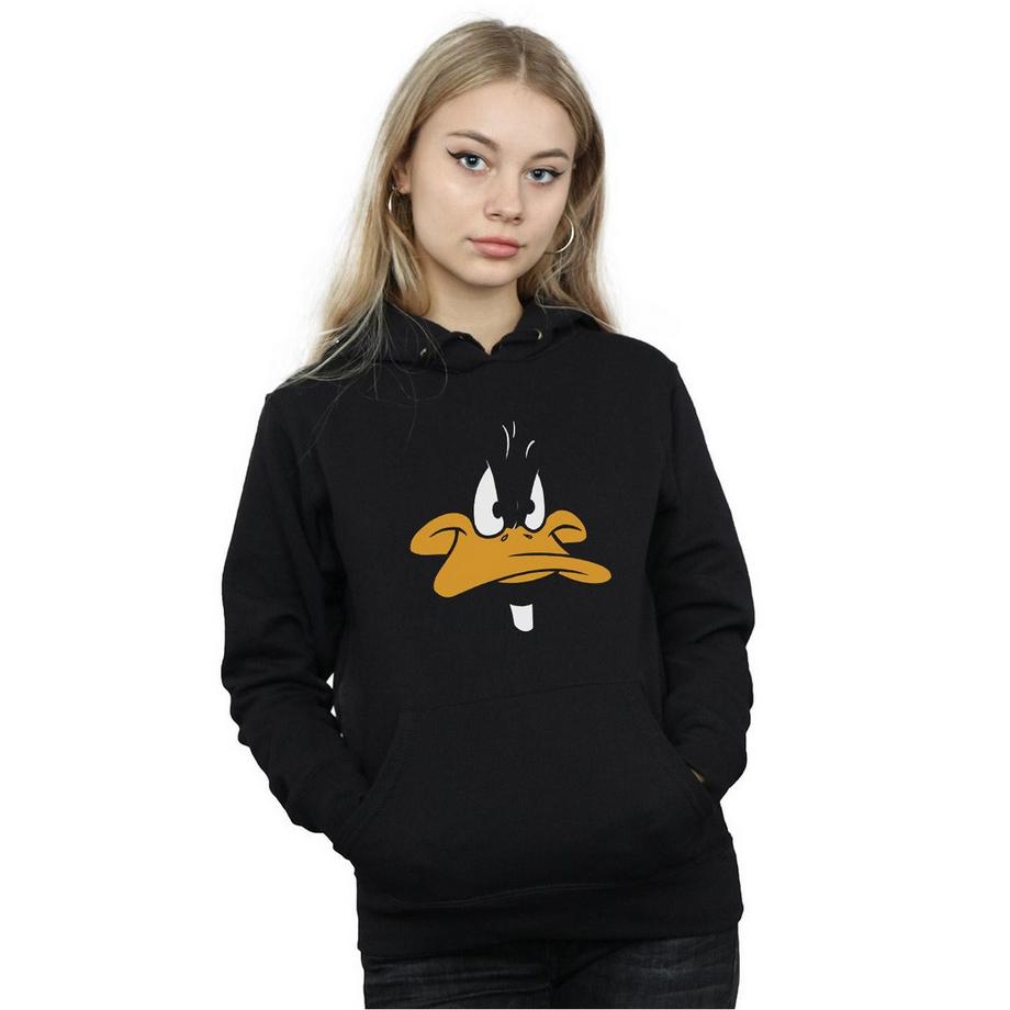 LOONEY TUNES Daffy Duck Face Kapuzenpullover  